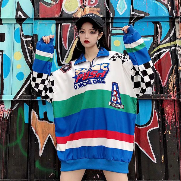 women's hoodies & sweatshirts streetwear hoodie female with long sleeve loose letter printed shreds thick s pullover's s gzbn, Black
women's hoodies & sweatshirts streetwear hoodie female with long sleeve loose letter printed shreds thick s pullover's s gzbn, Black