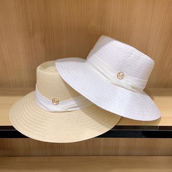 wide brim hats m letter ribbon round flat straw beach hat lady boater sun caps panama fedora women's travel cap gorras, Blue;gray
wide brim hats m letter ribbon round flat straw beach hat lady boater sun caps panama fedora women's travel cap gorras, Blue;gray