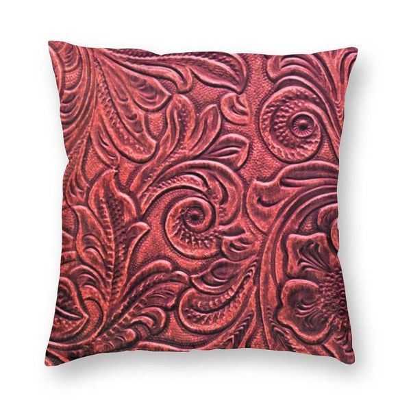 cushion/decorative pillow cool red embossed tooled leather floral pattern cover decoration 3d double side printing cushion for living room
cushion/decorative pillow cool red embossed tooled leather floral pattern cover decoration 3d double side printing cushion for living room