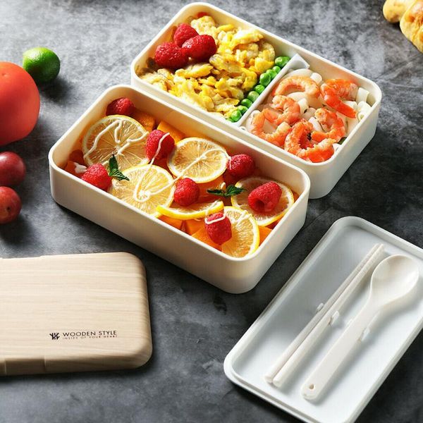 dinnerware sets microwave double layer lunch box wooden bento portable container with tableware kitchen tools cocina
dinnerware sets microwave double layer lunch box wooden bento portable container with tableware kitchen tools cocina