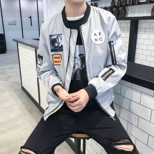 downs fashion hip hop patch design slim fit bomber men's coat jacket plus size 4xl, Black
downs fashion hip hop patch design slim fit bomber men's coat jacket plus size 4xl, Black