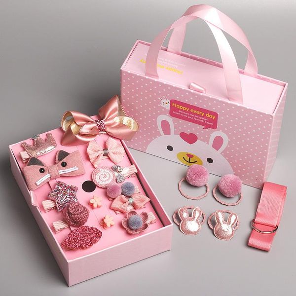 hair accessories kids girl baby card 18-piece portable box cute princess hairpin gift set birthday christmas, Slivery;white
hair accessories kids girl baby card 18-piece portable box cute princess hairpin gift set birthday christmas, Slivery;white