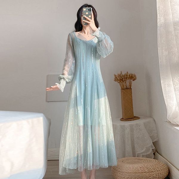 retro-french 2021 spring and you'll see ladies with cleavage in v sequins puff manga mesh dress long robe y1438 p7rk, Black;gray
retro-french 2021 spring and you'll see ladies with cleavage in v sequins puff manga mesh dress long robe y1438 p7rk, Black;gray