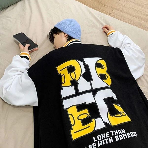 women's jackets embroidered printed loose bomber jacket women baseball uniform autumn thin coat harajuku streetwear vintage clothing, Black;brown
women's jackets embroidered printed loose bomber jacket women baseball uniform autumn thin coat harajuku streetwear vintage clothing, Black;brown