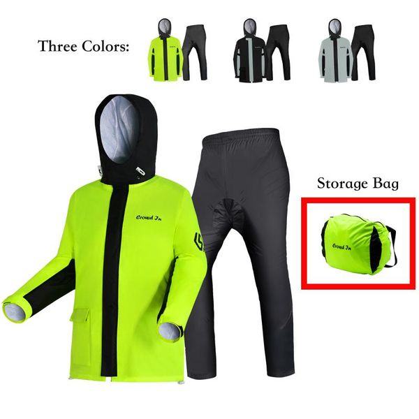 raincoats reflective waterproof double-deck hood rider raincoat suit rainproof rainwear for motorcycle e-bike riding hiking
raincoats reflective waterproof double-deck hood rider raincoat suit rainproof rainwear for motorcycle e-bike riding hiking