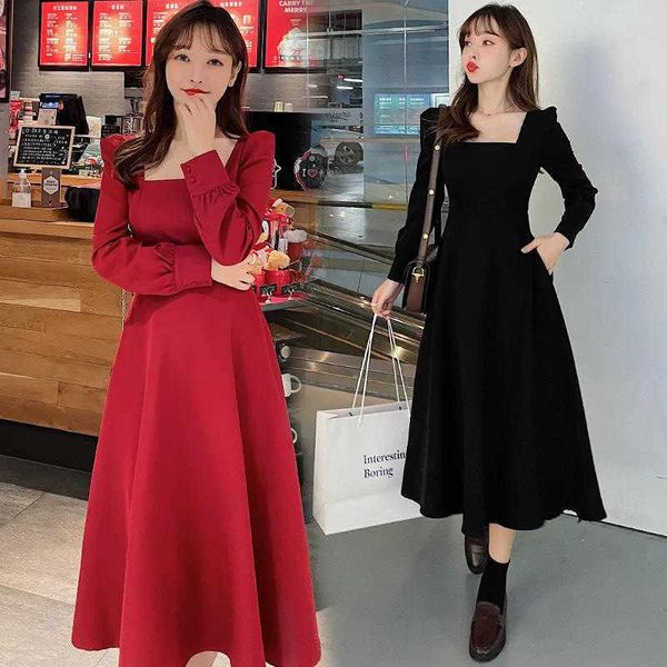 large size women's clothing autumn and winter slim long sleeve super fairy female fat sister hepburn style square collar drs, Black;gray
large size women's clothing autumn and winter slim long sleeve super fairy female fat sister hepburn style square collar drs, Black;gray