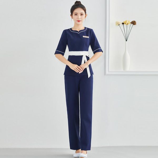 beauty salon women pink uniforms suits sauna foot bath female working clothing spa massage white workwear sets women's two piece pants
beauty salon women pink uniforms suits sauna foot bath female working clothing spa massage white workwear sets women's two piece pants