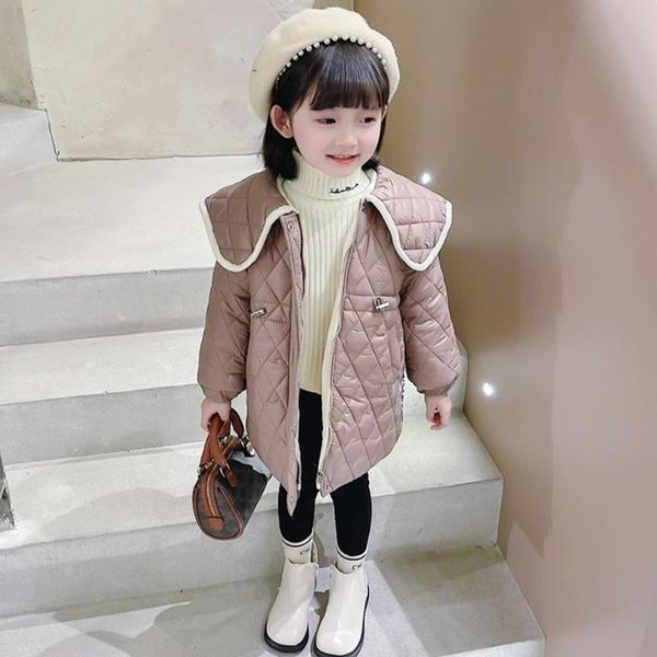 jackets girls long jacket outerwear solid color coat thick children winter clothing for 12 years, Blue;gray
jackets girls long jacket outerwear solid color coat thick children winter clothing for 12 years, Blue;gray