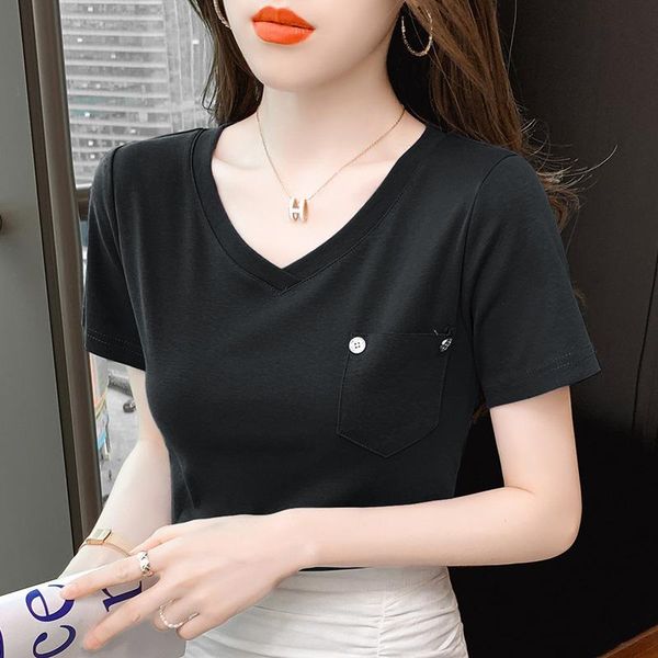 women's t-shirt women t-shirts casual harajuku pocket tee summer female t shirt short sleeve for clothing woman tshirts, White
women's t-shirt women t-shirts casual harajuku pocket tee summer female t shirt short sleeve for clothing woman tshirts, White