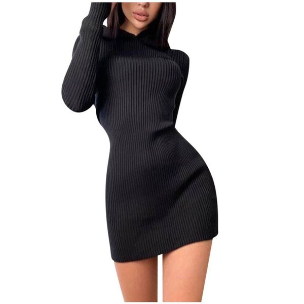 casual dresses autumn winter fashion women sheath solid hooded pullover long sleeve off sweater mini dress daily warm, Black;gray
casual dresses autumn winter fashion women sheath solid hooded pullover long sleeve off sweater mini dress daily warm, Black;gray