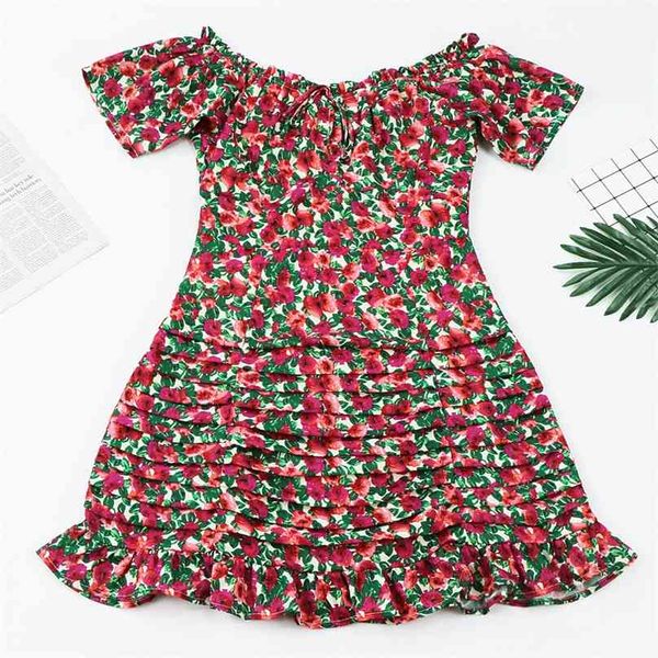 women robe vintage flower print pleated ruffles mini dress female off shoulder zipper vestidos chic slim dresses 210520, Black;gray
women robe vintage flower print pleated ruffles mini dress female off shoulder zipper vestidos chic slim dresses 210520, Black;gray