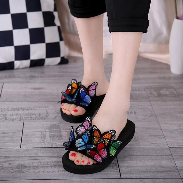 slippers women bow summer bohemian sandals ladies 3d butterfly shoes casual outdoor flat non-slip beach female slides, Black
slippers women bow summer bohemian sandals ladies 3d butterfly shoes casual outdoor flat non-slip beach female slides, Black