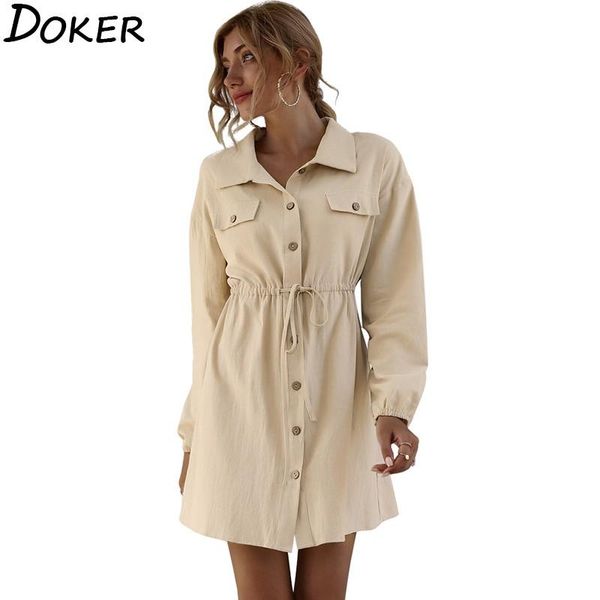 casual dresses autumn solid shirt dress women turn-down collar long sleeve plus size fashion elegant bandage ladies mini, Black;gray
casual dresses autumn solid shirt dress women turn-down collar long sleeve plus size fashion elegant bandage ladies mini, Black;gray
