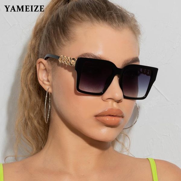 sunglasses 2021 square women vintage big frame eyewear steampunk metal chain legs eyeglasses driving glasses lunette de soleil, White;black
sunglasses 2021 square women vintage big frame eyewear steampunk metal chain legs eyeglasses driving glasses lunette de soleil, White;black