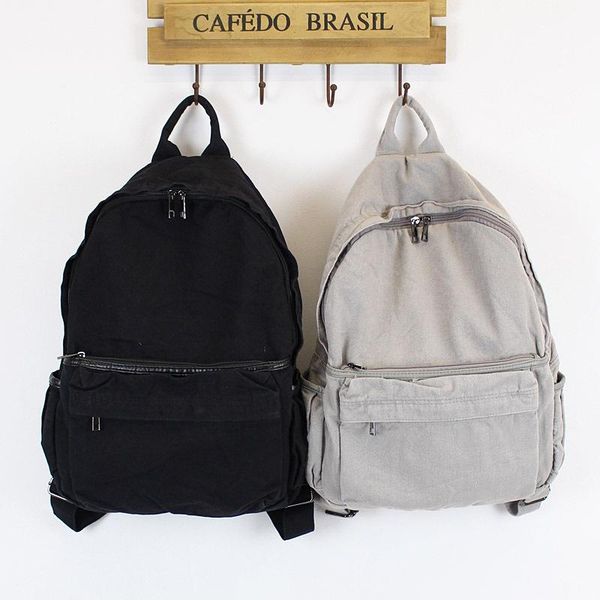 backpack washable canvas simple solid color design literary student school bag bookbag large capacity outing travel
backpack washable canvas simple solid color design literary student school bag bookbag large capacity outing travel
