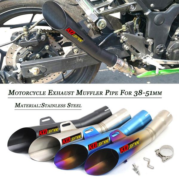 motorcycle exhaust system pipe db killer baffler tubes stainless steel silp on 38-51mm vent muffler tip refit
motorcycle exhaust system pipe db killer baffler tubes stainless steel silp on 38-51mm vent muffler tip refit