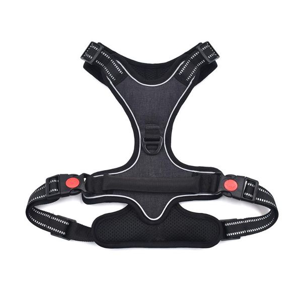dog apparel reflective nylon pet harness vest adjustable safety lead for small medium large
dog apparel reflective nylon pet harness vest adjustable safety lead for small medium large