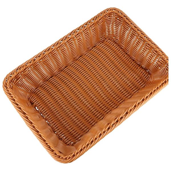 storage baskets handmade woven multi-purpose serving basket lightweight wicker organizer imitation rattan for food bread toys
storage baskets handmade woven multi-purpose serving basket lightweight wicker organizer imitation rattan for food bread toys