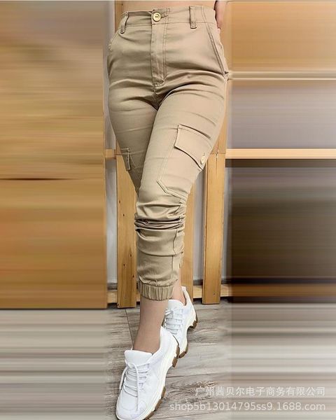 women's pants & capris fashion autumn 2021 long cargo office outwear high waist street wear female trousers ladies pant, Black;white
women's pants & capris fashion autumn 2021 long cargo office outwear high waist street wear female trousers ladies pant, Black;white