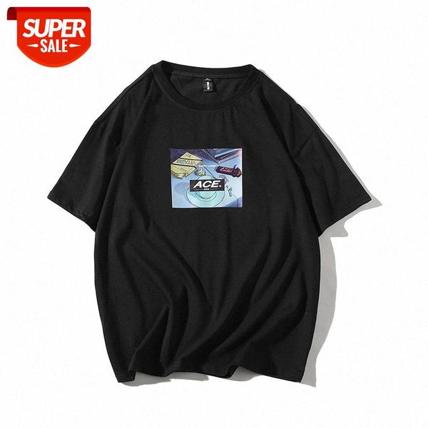 summer youth men's t-shirt lonely printing casual loose short-sleeved men #jv5u, White;black
summer youth men's t-shirt lonely printing casual loose short-sleeved men #jv5u, White;black
