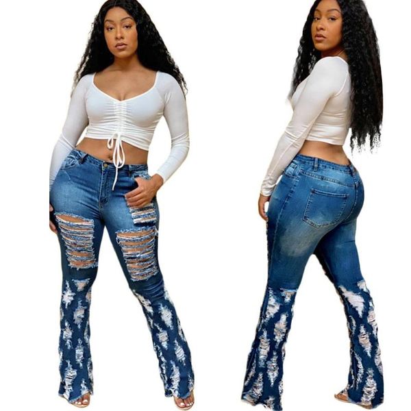washed ripped holes jeans women plus size s-2xl korean high waist trousers skinny denim blue hollow bleached flare pants women's
washed ripped holes jeans women plus size s-2xl korean high waist trousers skinny denim blue hollow bleached flare pants women's
