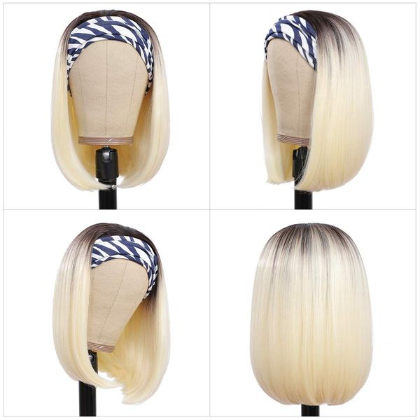 straight hair headband wig honey 613 short bob synthetic hair wig piano color high gloss wig synthetic hair headband, Black
straight hair headband wig honey 613 short bob synthetic hair wig piano color high gloss wig synthetic hair headband, Black