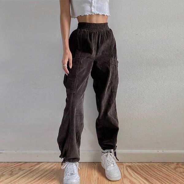 women's pants & capris 2021 autumn high waist pocket corduroy wide leg casual trousers women harajuku gothic streetwear sweatpants boho, Black;white
women's pants & capris 2021 autumn high waist pocket corduroy wide leg casual trousers women harajuku gothic streetwear sweatpants boho, Black;white