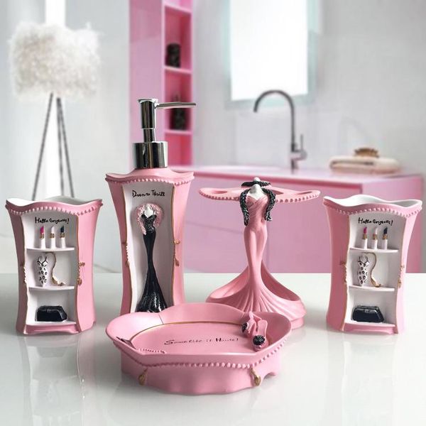 bath accessory set resin five-piece wedding decoration toiletries bathroom creative brushing cups supplies home
bath accessory set resin five-piece wedding decoration toiletries bathroom creative brushing cups supplies home