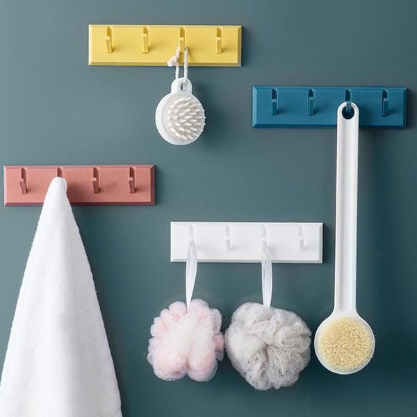 hooks & rails multifunctional continuous hook bathroom towel storage rack kitchen punch-self-adhesive wall-mounted tool
hooks & rails multifunctional continuous hook bathroom towel storage rack kitchen punch-self-adhesive wall-mounted tool