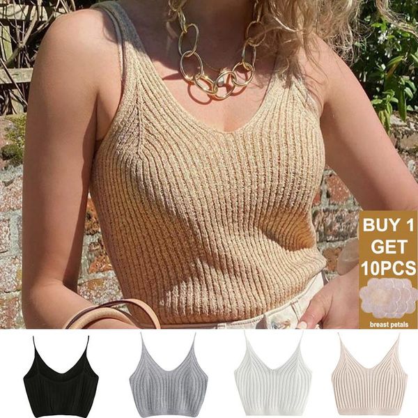 camisoles & tanks finetoo fashion women basic knitted crop tank streetwear mujer vest short ribbed underwear camisole, Black;white
camisoles & tanks finetoo fashion women basic knitted crop tank streetwear mujer vest short ribbed underwear camisole, Black;white