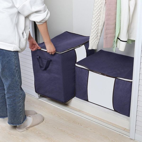 large quilt storage bag with handles portable dustproof household non-woven zipper clothes blanket thick fabric clothing & wardrobe
large quilt storage bag with handles portable dustproof household non-woven zipper clothes blanket thick fabric clothing & wardrobe