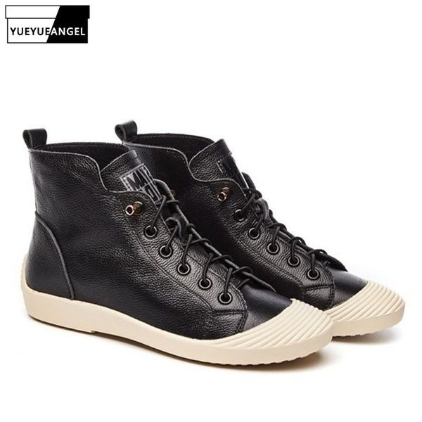 high-ankle boots women casual lace up letter flats hip-hop shoes england style autumn real leather cowhide white sneakers, Black
high-ankle boots women casual lace up letter flats hip-hop shoes england style autumn real leather cowhide white sneakers, Black