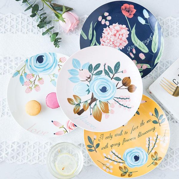 dinnerware sets 8 inch ceramic flower plate dishes home under glazed salad fruit steak market
dinnerware sets 8 inch ceramic flower plate dishes home under glazed salad fruit steak market