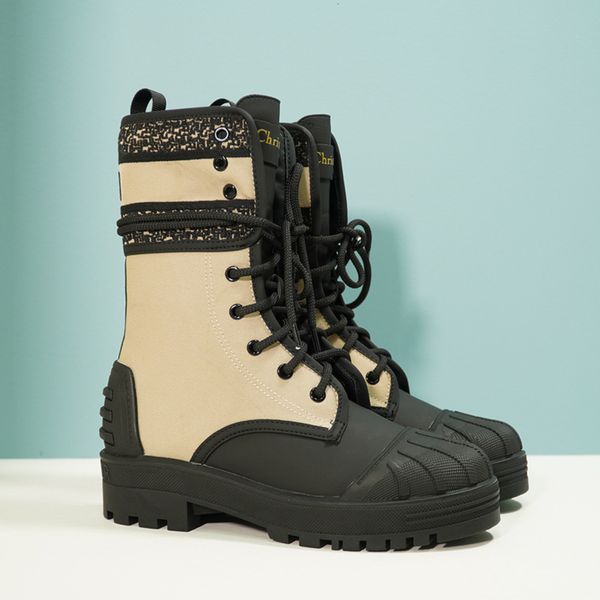 boot designer men and women luxury rois shell head knight british style white canvas martin tube thick bottom with logo size 35-41, Black
boot designer men and women luxury rois shell head knight british style white canvas martin tube thick bottom with logo size 35-41, Black
