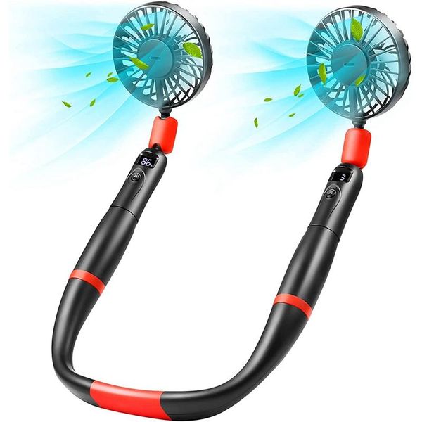 electric fans handheld neck fan, 2-in-1 portable mini wearable necklace fan with led display, for gym hiking camping and office
electric fans handheld neck fan, 2-in-1 portable mini wearable necklace fan with led display, for gym hiking camping and office