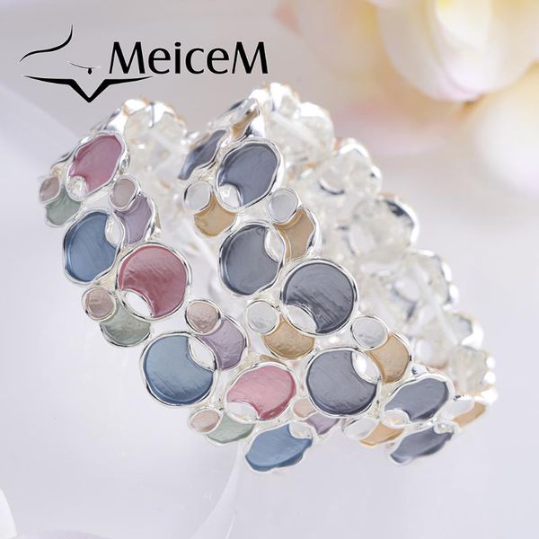 beaded, strands meicem geometric circle bracelets for women fashion enamel bracelet charming trendy girl party wedding gift adjustable, Black
beaded, strands meicem geometric circle bracelets for women fashion enamel bracelet charming trendy girl party wedding gift adjustable, Black