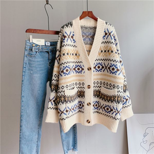 tees autumn v-neck long striped warm sweater poncho winter women cardigans pull femme, White
tees autumn v-neck long striped warm sweater poncho winter women cardigans pull femme, White