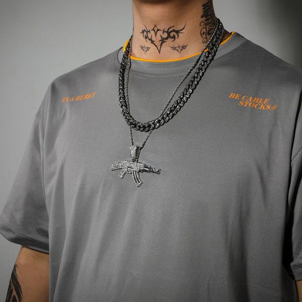 pendant necklaces gun type fashion necklace game lovers accessories two-color metal for men's friends gift, Silver
pendant necklaces gun type fashion necklace game lovers accessories two-color metal for men's friends gift, Silver