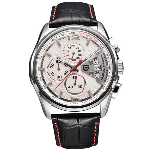 wristwatches men's watch chronograph quartz watches men white dial stainless steel silver case casual wristwatch pagani design a322, Slivery;brown
wristwatches men's watch chronograph quartz watches men white dial stainless steel silver case casual wristwatch pagani design a322, Slivery;brown