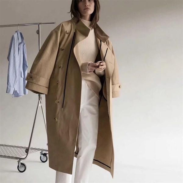 women's trench coats women windbreaker jacket oversize outerwear retro handsome long casual loose overcoat, Tan;black
women's trench coats women windbreaker jacket oversize outerwear retro handsome long casual loose overcoat, Tan;black