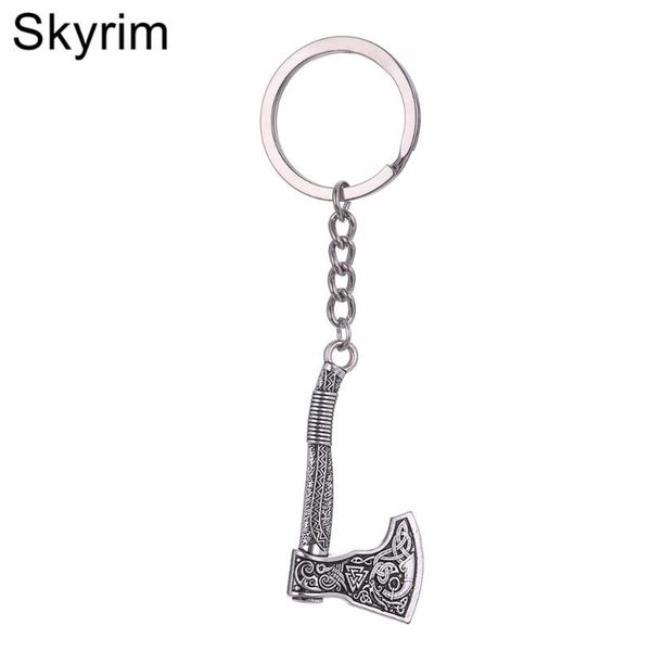 keychains skyrim vitage 3d slavic axe perun's charm wrap anchor men key chain symbol of norse men's keychain for gift, Silver
keychains skyrim vitage 3d slavic axe perun's charm wrap anchor men key chain symbol of norse men's keychain for gift, Silver