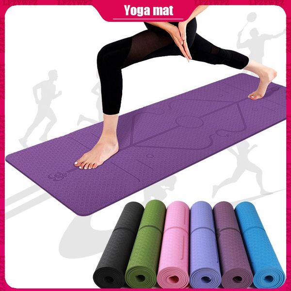 yoga mats 1830*610*6mm tpe mat gym non-slip with position line gymnastics for beginner environmental fitness
yoga mats 1830*610*6mm tpe mat gym non-slip with position line gymnastics for beginner environmental fitness