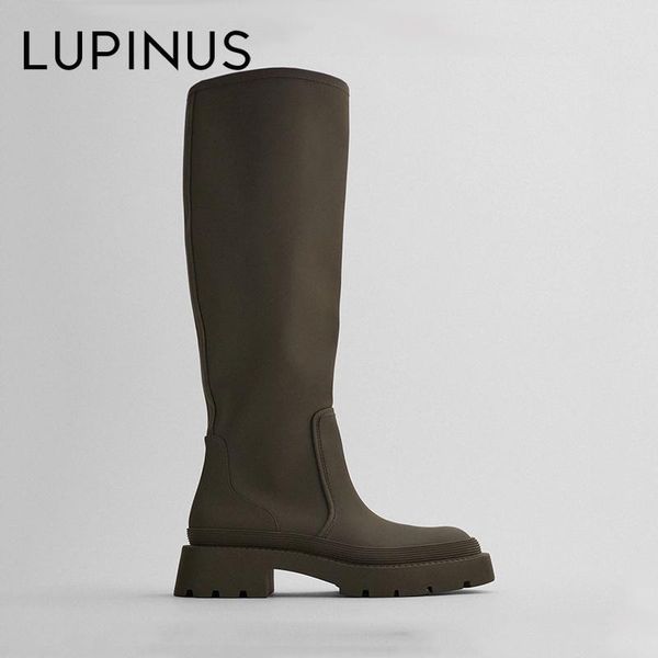 boots lupinus fashion women warm winter chunky heel riding round toe knee high shoes, Black
boots lupinus fashion women warm winter chunky heel riding round toe knee high shoes, Black