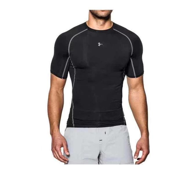 ua size tight fitting short sleeve men's basic sweat wicking super elastic sportswear fitness training t-shirt 1257468, Gray
ua size tight fitting short sleeve men's basic sweat wicking super elastic sportswear fitness training t-shirt 1257468, Gray