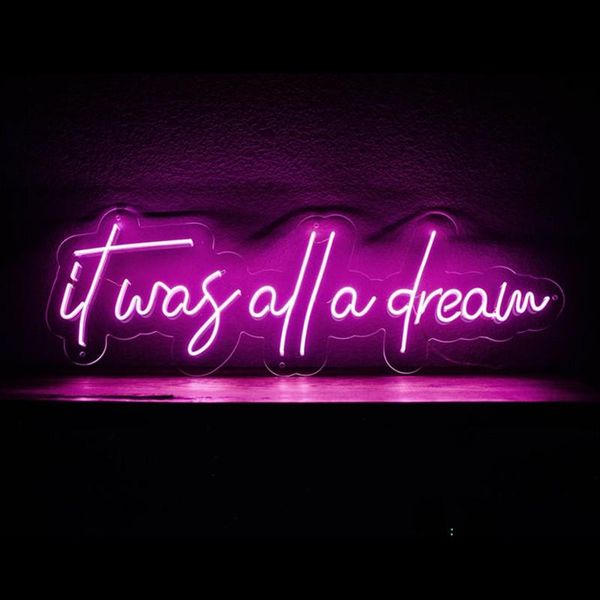 other lighting bulbs & tubes it was all a dream custom led neon sign for wedding, office, events, parties, home room - create your own desig
other lighting bulbs & tubes it was all a dream custom led neon sign for wedding, office, events, parties, home room - create your own desig
