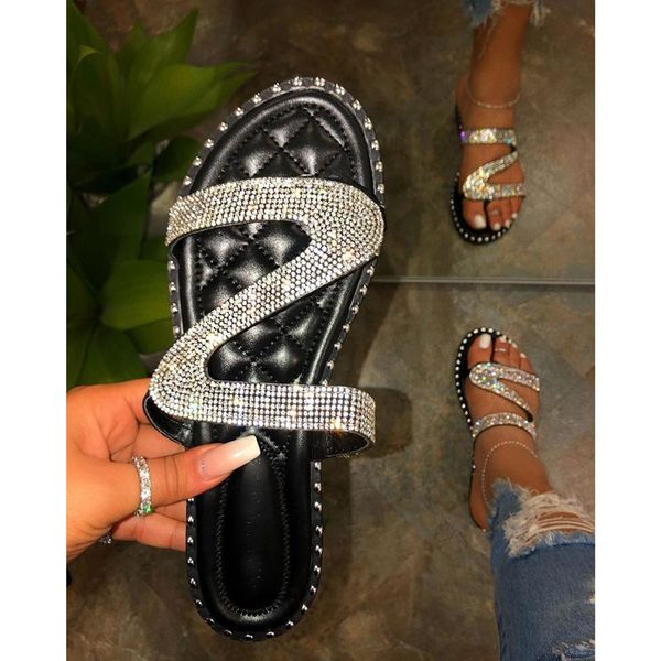 slippers savaly flip flops women summer flats street rivet open toe diamond slides fashion outdoors beach shoes wholesale items, Black
slippers savaly flip flops women summer flats street rivet open toe diamond slides fashion outdoors beach shoes wholesale items, Black