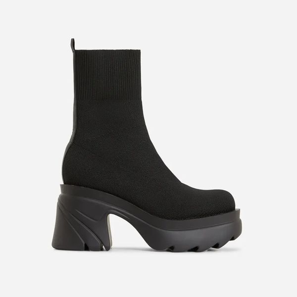 luxury designer shoes new autumn and winter black chunky sole platform sock boots stretch fabric shoes women mid-calf thick hee
luxury designer shoes new autumn and winter black chunky sole platform sock boots stretch fabric shoes women mid-calf thick hee
