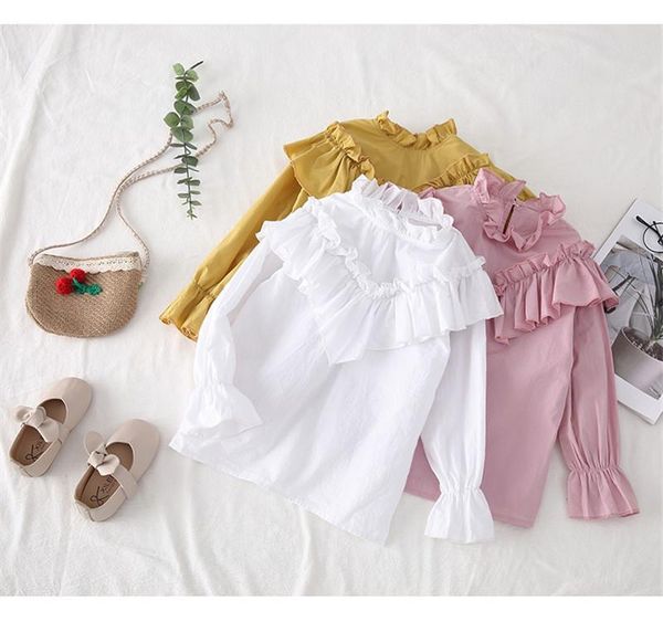 shirts 2021 spring toddler girls korean ruffled long sleeves blouse for 2 3 4 5 6 7 y baby tees, White;black
shirts 2021 spring toddler girls korean ruffled long sleeves blouse for 2 3 4 5 6 7 y baby tees, White;black