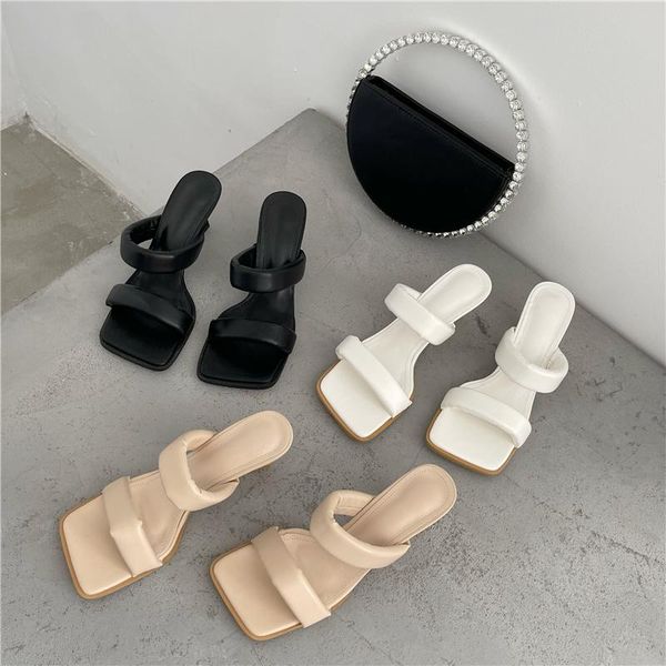 sandals summer for women heels shoes slipper female square slippers slides pumps lady fashion 2021, Black
sandals summer for women heels shoes slipper female square slippers slides pumps lady fashion 2021, Black