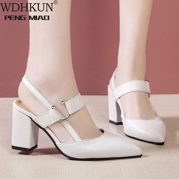 summer sandals dress party shoes pu leather high heel women's mules ladies pointed toe chunky white yellow, Black
summer sandals dress party shoes pu leather high heel women's mules ladies pointed toe chunky white yellow, Black